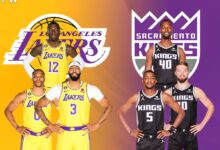sacramento kings vs lakers match player stats