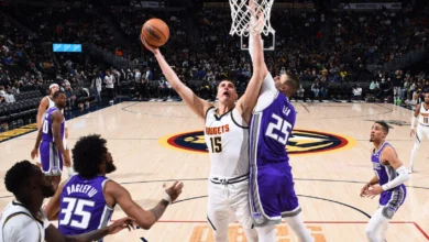 sacramento kings vs denver nuggets match player stats