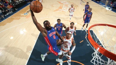 detroit pistons vs knicks match player stats