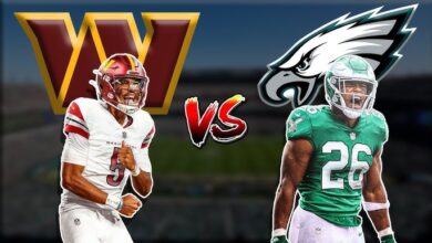washington commanders vs philadelphia eagles match player stats