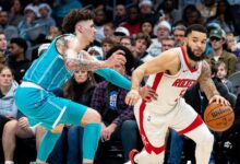 charlotte hornets vs houston rockets match player stats