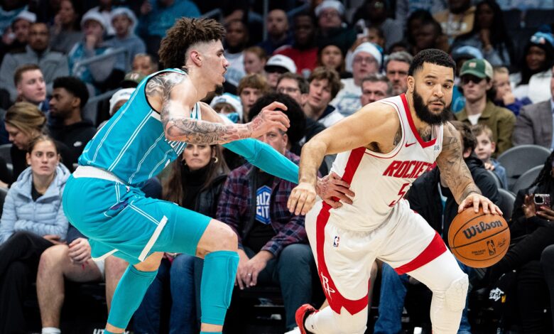 charlotte hornets vs houston rockets match player stats